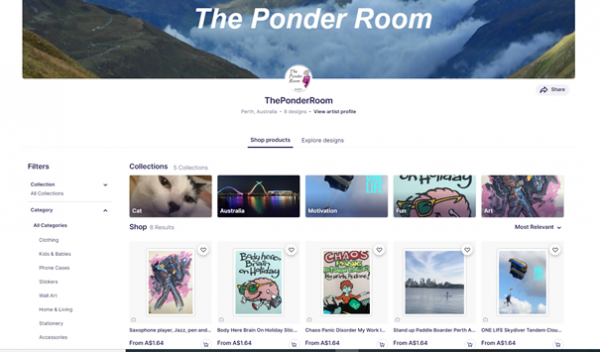 The Ponder Room Shop