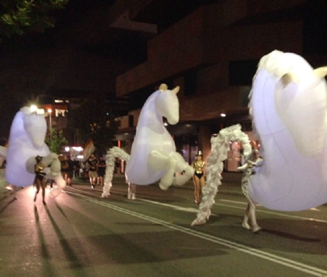 Horseplay at Perth Pride Parade 2016